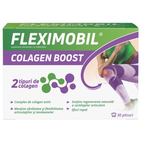 Fleximobil Colagen Boost, 30 plicuri, Fiterman
