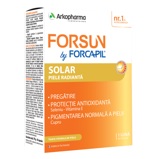 Forcapil Forsun Solar, 30 capsule