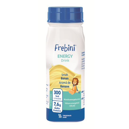 Frebini Energy banane, băutura energizantă, 4 x 200ml, Fresenius Kabi