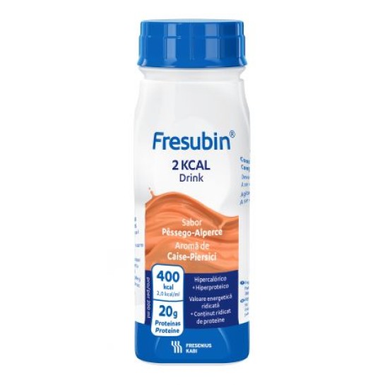 Fresubin 2kcal Drink, caise-piersici 4x200ml