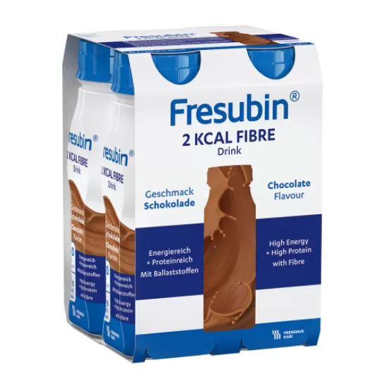Fresubin 2kcal Fibre Drink, ciocolată, 4 x 200ml, Fresenius Kabi