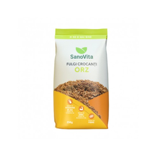 Fulgi crocanti de orz 250g, SanoVita