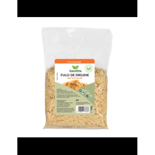 Fulgi de drojdie inactivă uscată 100g, SanoVita