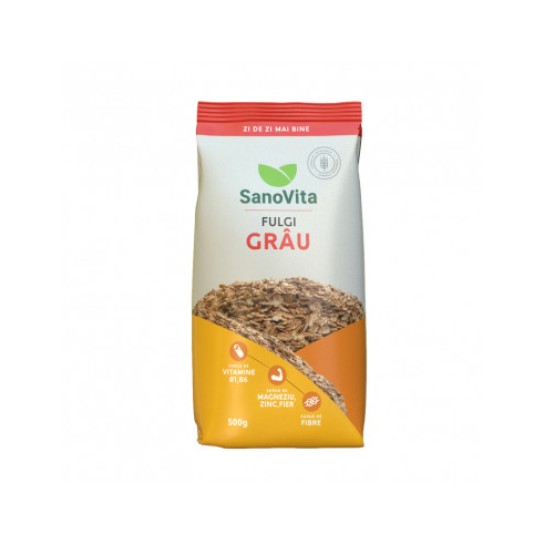 Fulgi de grau 500g, SanoVita