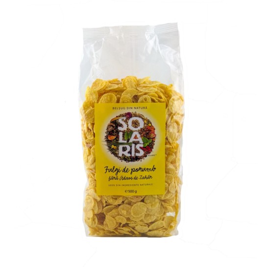 Fulgi de porumb fără zahăr 500mg Solaris