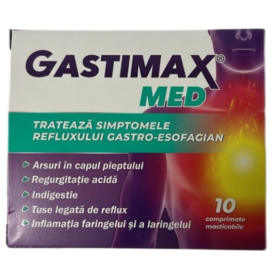 Gastimax med, 10 comprimate masticabile, Fiterman