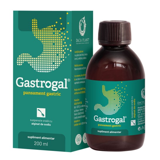 Gastrogal, suspensie orală, 200ml, Dacia Plant 