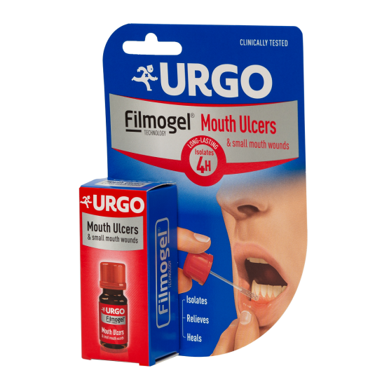 Gel anti afte si răni bucale mici Filmogel, 6 ml, Urgo