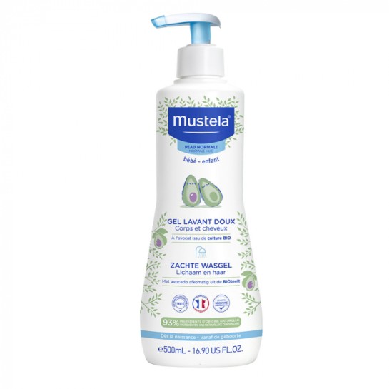 Gel de curătare păr si corp, 500ml, Mustela