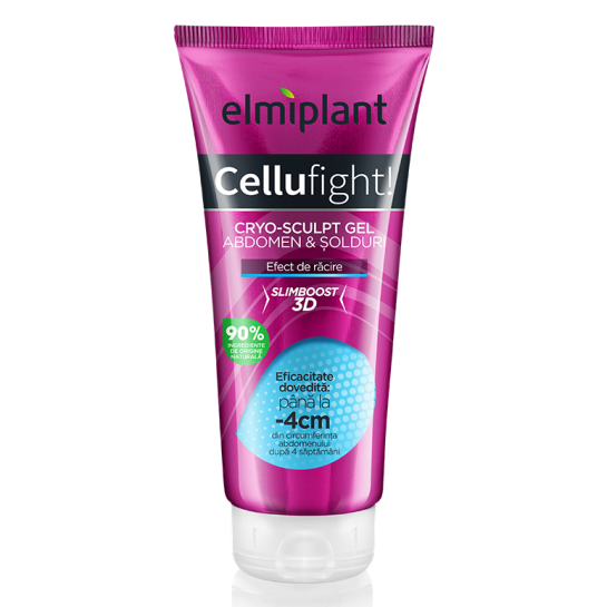 Gel pentru abdomen si solduri Cellufight Cryo-sculpt, 200ml, Elmiplant