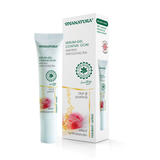 Gel pentru conturul ochilor, 15 ml, VivaNatura