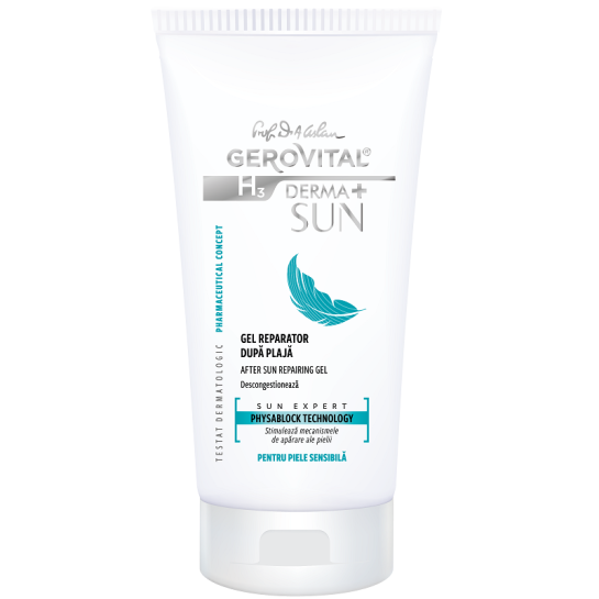 Gel Reparator după Plajă Derma+ Sun