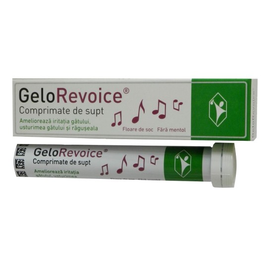 GeloRevoice, Flori de soc, fără mentol, 20 comprimate, Phol Boskamp