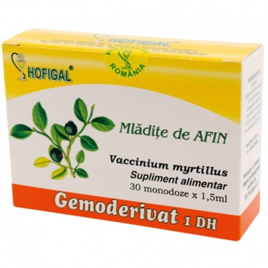 Gemoderivat afin mlădite, 30 doze, Hofigal