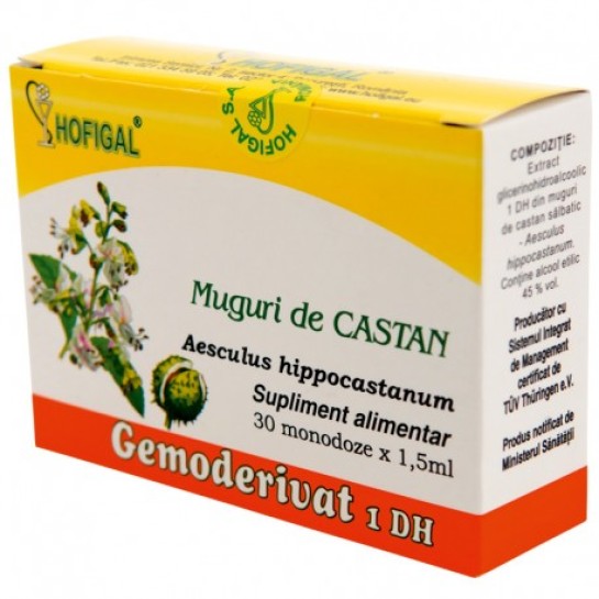 Gemoderivat castan sălbatic muguri, 30 doze, Hofigal