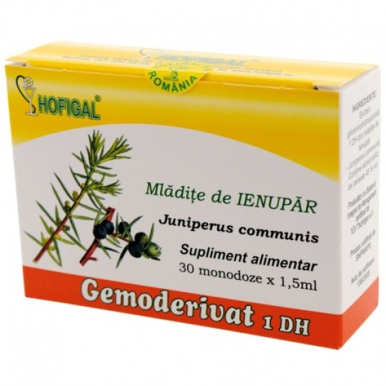 Gemoderivat ienupăr mlădite, 30 doze, Hofigal