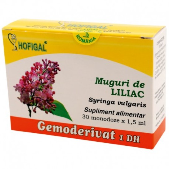 Gemoderivat liliac muguri, 30 doze, Hofigal