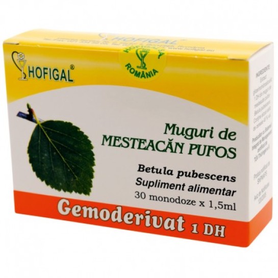 Gemoderivat mesteacăn pufos, 30 doze, Hofigal