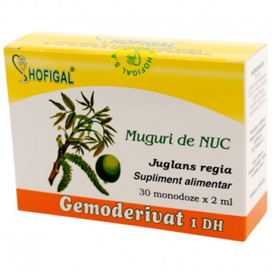 Gemoderivat nuc muguri, 30 doze, Hofigal