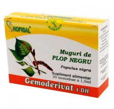 Gemoderivat plop negru muguri, 30 doze, Hofigal