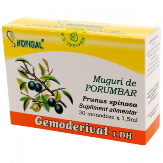 Gemoderivat porumbar muguri, 30 doze, Hofigal