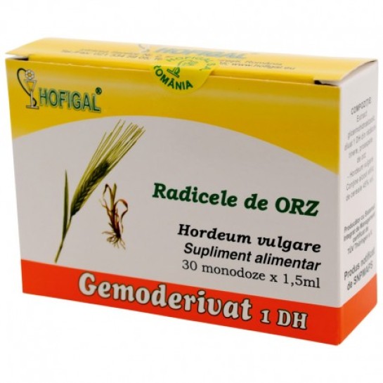 Gemoderivat radicele orz, 30 doze, Hofigal