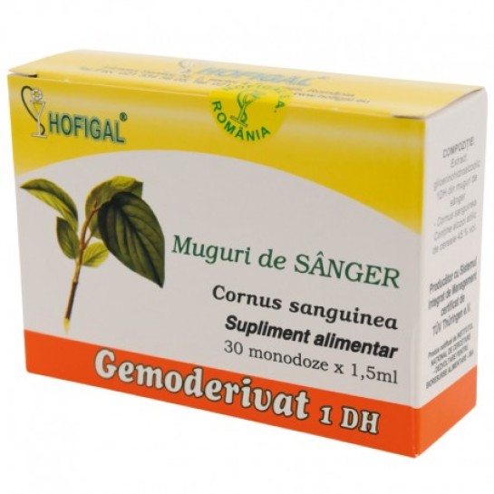 Gemoderivat sanger muguri, 30 doze, Hofigal