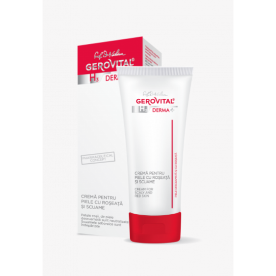 Gerovital h3 Derma+ Cremă pentru Piele cu Roseată si Scuame 50 ml