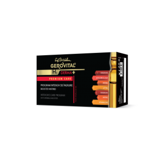  Gerovital h3 Derma+Premium Care, Program intensiv de ingrijire 7x2ml 