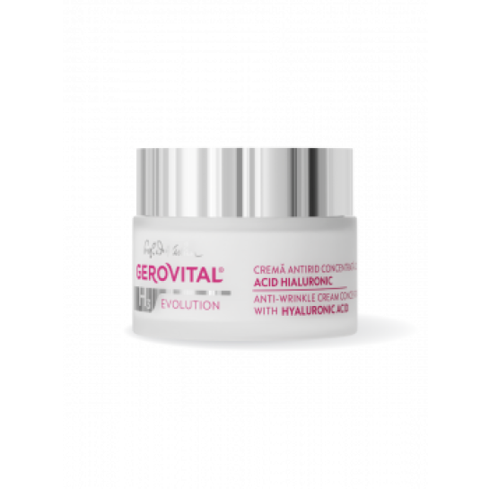      Gerovital h3 Evolution, crema antirid cu acid hialuronic 3% 50ml