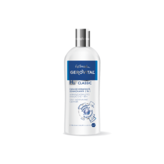  Gerovital H3 clasic, emulsie hidratanta demachianta 2in1 200ml