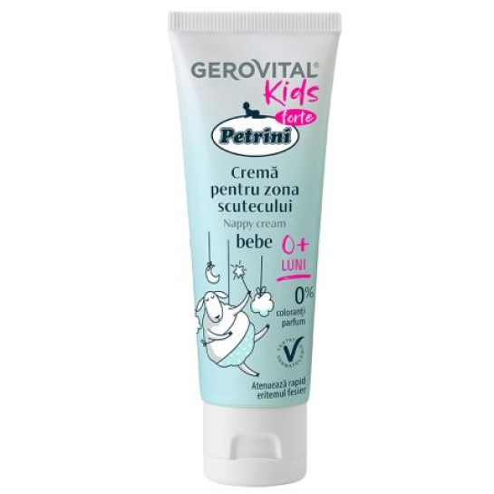 Gerovital Kids, petrini forte cremă zona scutec, 50ml, Farmec 