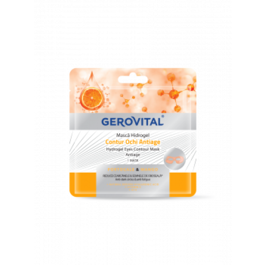Gerovital, masca hidrogel contur ochi anti-age