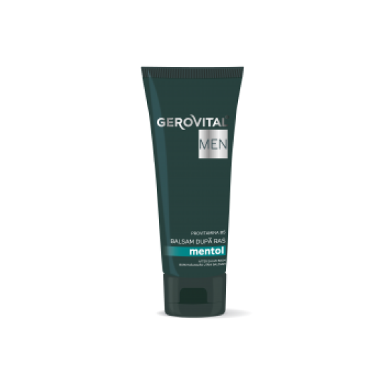             Gerovital Men, Balsam dupa ras mentol 100ml