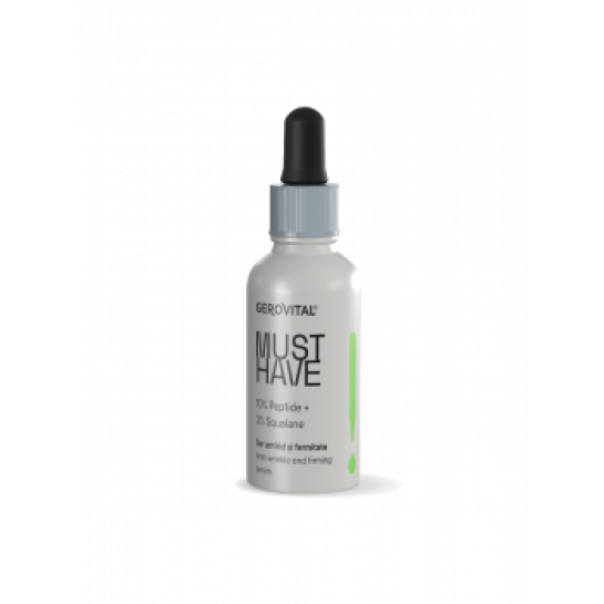         GEROVITAL Must Have,Ser antirid si fermitate 10% peptide 30ml 