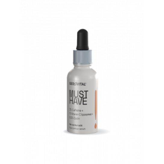          GEROVITAL Must Have,Ser contur ochi 3% cafeina 30ml 