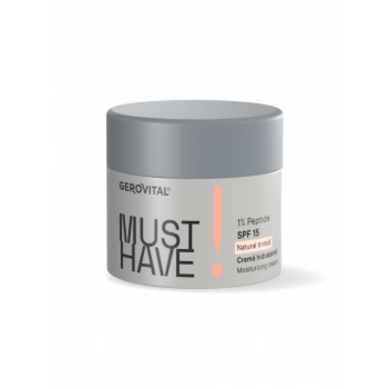          Gerovital Must hHave,Crema hidratanta 1% peptide spf15 50ml