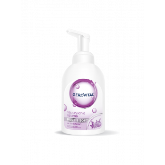  Gerovital, Sapun lichid spuma pure&soft 300ml