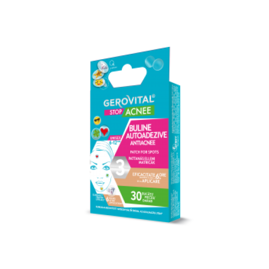      Gerovital Stop Acnee, Buline autoadezive antiacnee 30buc