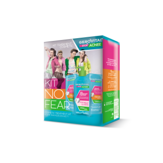      Gerovital Stop Acnee, Kit tratament cosmetic pentru acnee 
