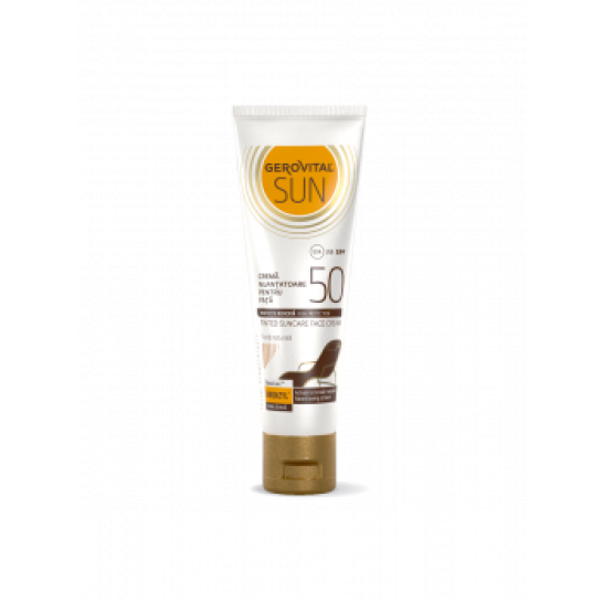     Gerovital Sun, Crema nuantatoare pentru fata Spf50 50ml 