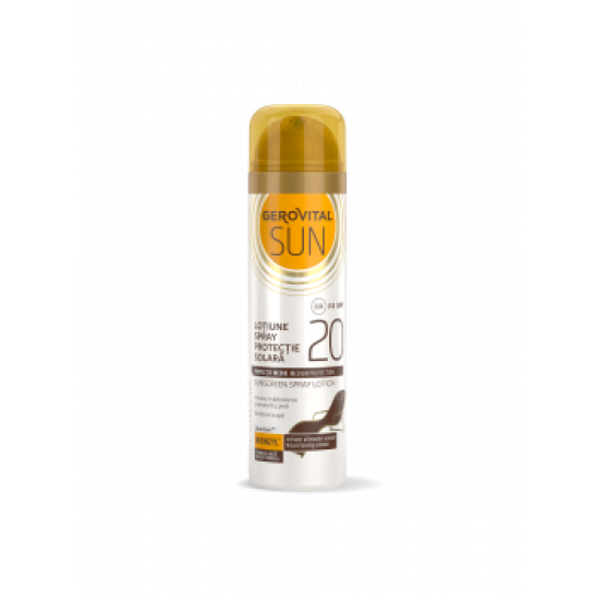     Gerovital Sun, Lotiune spray protectie solară Spf20 150ml