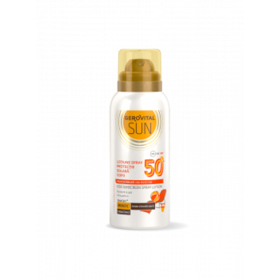     Gerovital Sun, Lotiune spray protectie solara copii spf50 100ml 