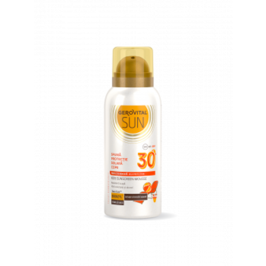   Gerovital Sun, Spuma protectie solara copii Spf30 100ml 