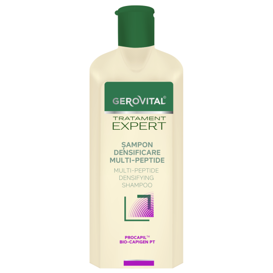 Gerovital Tratament Expert, sampon densificare multi-peptide, 400ml, Farmec