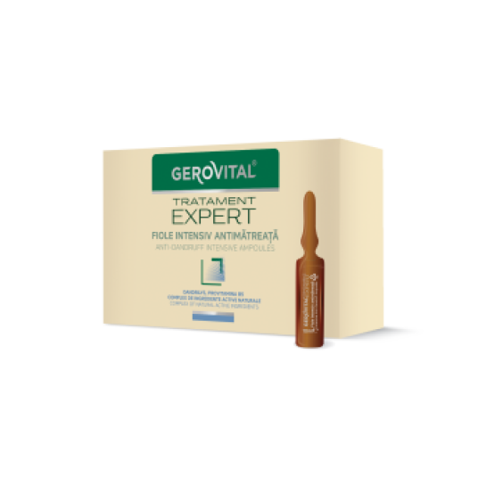    Gerovital Tratament Expert, Fiole intensiv antimătreata 10x10ml