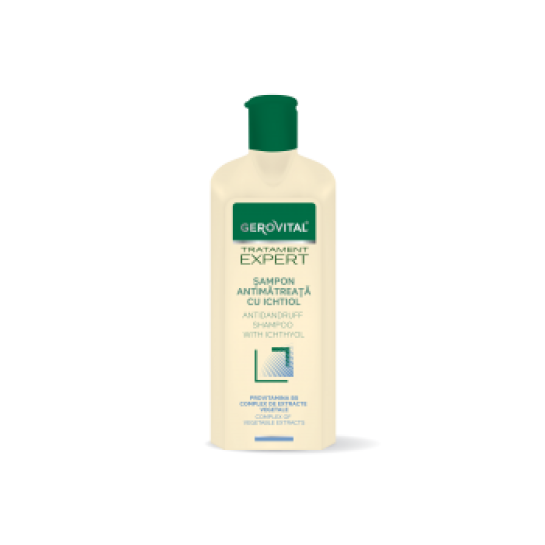     Gerovital Tratament Expert, Sampon antimatreata cu ichtiol 250ml 