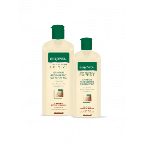     Gerovital Tratament Expert, Sampon regenerant cu keratina 125ml 