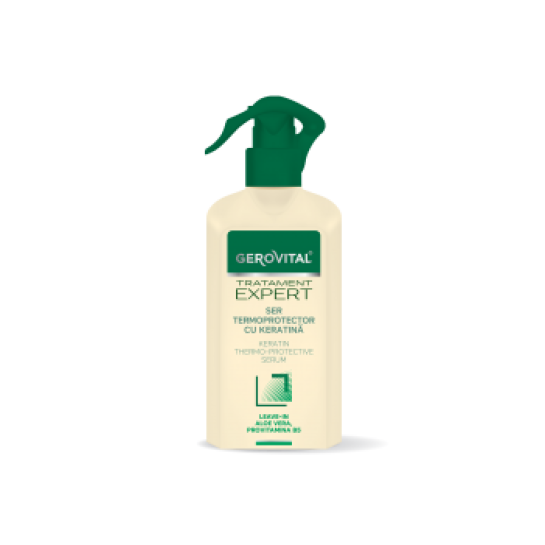     Gerovital Tratament Expert,Ser termoprotector cu keratina 150ml 