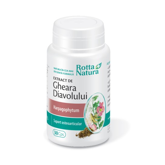 Gheara diavolului extract, 30 capsule,  Rotta Natura
